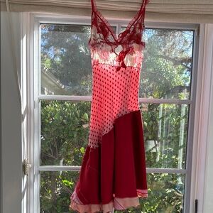 Unique  Red Polka Dot one of kind French designer